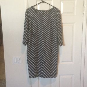Taylor Woman zebra pattern dress 16W
